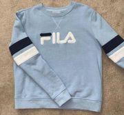 Fila baby blue crewneck