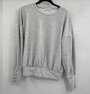 Women’s evereve heather grey cozy sweatshirt size medium