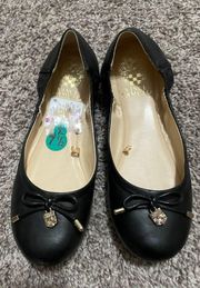 eryn ballet bow flats black bend NWT