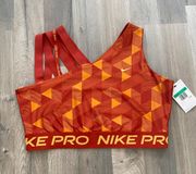 Pro Womens Serena Design Crew Tennis Crop Tank Orange DD3870-671 NWT $45 XL