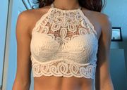 Victoria's Secret White Lace Push Up Bralette