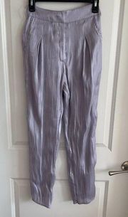 759 Revolve x House of Harlow Purple Shimmer Trouser Size XS