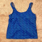 L.L Bean Blue Swim Tank Top Woman’s Size 18