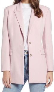 NWT Something Navy Pink Carnation Powerhouse Blazer