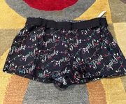 NWT Victoria’s Secret PINK Christmas Pajama Boxer Shorts Sleepwear Size Small