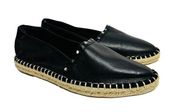 A New Day Maggie Espadrille Flats Slip On Shoes Black Studded Women’s 7.5