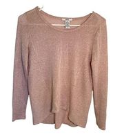 Bar III Crewneck Sweater Light Blush Pink