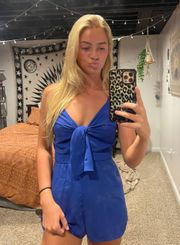 blue romper