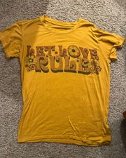 trading co. “let love rule” t-shirt hippie