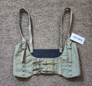 Green Military Body Harness/Corset Belt, Women's S/M