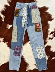 Vintage  International Patchwork jeans