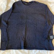 Michael Lauren ML-5375-NVT Shane Oversized Pullover w/Thumbhole Size XS/S Navy (