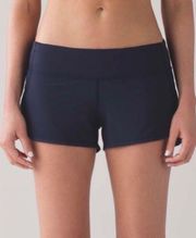 Lululemon speed shorts (Midnight navy)