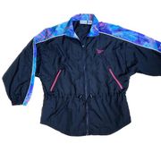 Reebok Vintage  Windbreaker Jacket Retro 80s 90s Nylon Medium Oversized