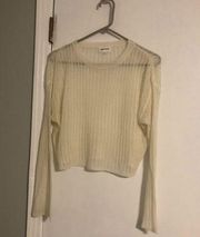 Superdown Ribbed Texture Lightweight Sweater XS