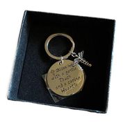 Silver Nurses Keychain Bless Me With A Gentle Touch And A Caring Heart