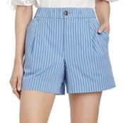 NWT  lightweight blue and white striped shorts size xxl