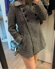 Los Angeles babydoll wool blend coat with pockets  y2k ps