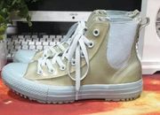 Converse  All Star High Tops Rubber Waterproof Shoes sneakers 8 Blue Green
