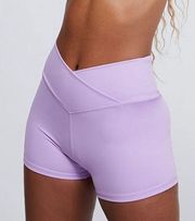 PacSun Active Far Out Bike Short Crossover Waistband Lavender XL