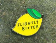 Fruit Lemon SLIGHTLY BITTER Jewelry‎ Pin Brooch