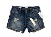 VIGOSS Women’s Marley Midrise Denim Shorts Size 30 NEW New with tags