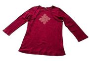 Vintage y2k One World rhinestone long sleeve T-shirt