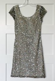 Champagne Sequin Dress