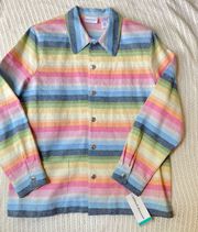 Alfred Dunner Rainbow Button Up