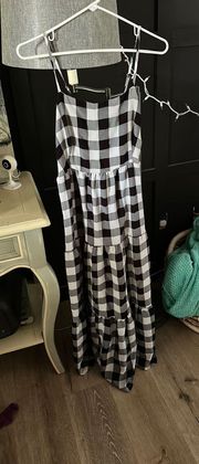 Black And White Stripe Maxi