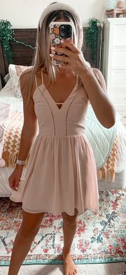 Baby Pink Mini Dress 