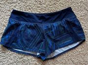 Chaser 3” Running Shorts Navy Blue Printed