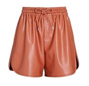 Ryder Vegan Faux Leather High Rise Short with Pockets Size XS NWT