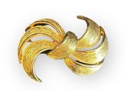 Givenchy Vintage Triple Swirl Brooch Pin