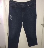 Talbot size 18 high rise straight crop