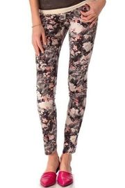 Club Monaco Sonica Botanical Floral Stretch Size 2 Skinny Jeans $228