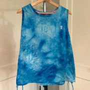 Juicy Couture sport nwot size xxl tie dye side tie tank