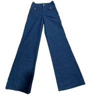 Elevenses Women's High Waist Jeans Flare Wide Leg Denim Bell Bottom Pants Sz 4