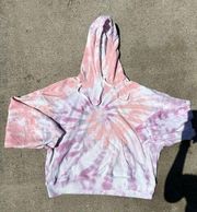 American Eagle Oversized Pink Tie Dye Hoodie d10