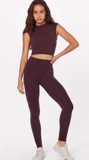 Plank To Pike Mockneck Tank In Garnet