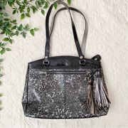 Patricia Nash Poppy Leather Tote