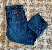 Modern Medium Wash Blue Denim  Jeans Work Wear