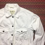 WHITE DENIM EDDIE BAUER JEAN JACKET