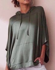 NWT  Dolman Gray Oversize Hoodie