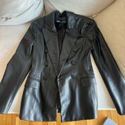 Leather Blazer