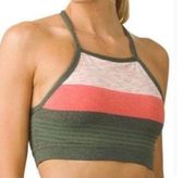 Prana Alois T-Strap Sports Bra Bralette High Neck Racerback Sz M