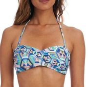 LA BLANCA Riviera Renewal Bandeau Bikini Halter Top NWOT Size 4