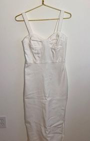 White Denim Mini Dress