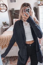 Lululemon Charcoal Gray Cardigan