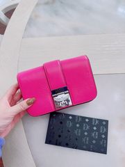 Karoline Mini leather pink crossbody /purse /clutch /shoulder bag /New